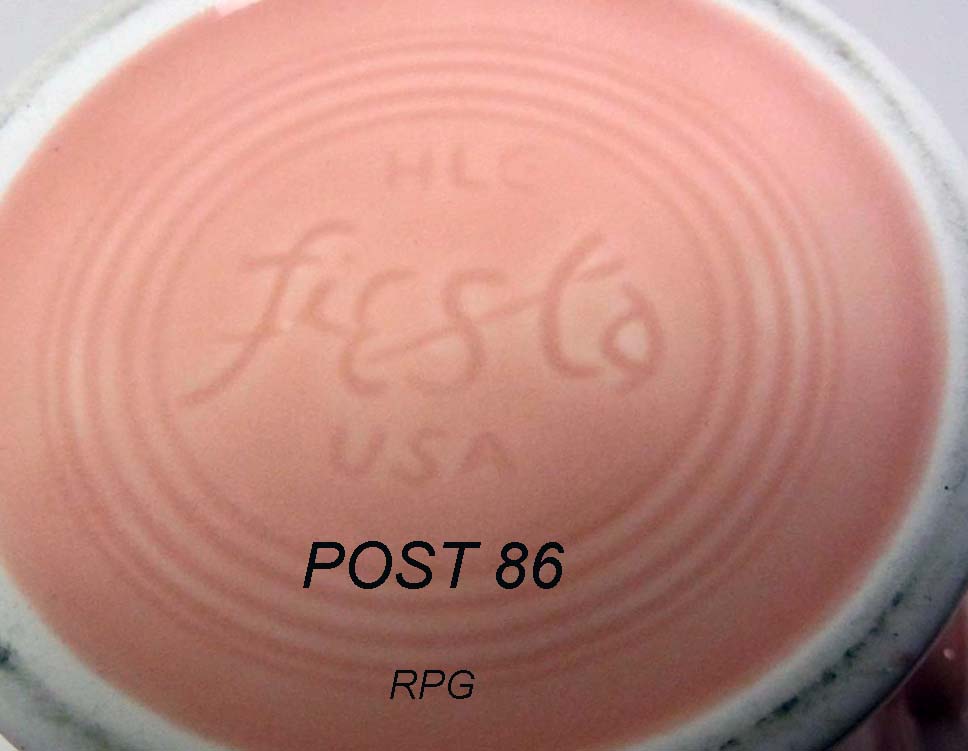 Vintage Fiestaware Markings 22