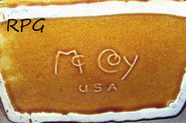Pottery Marks And Signatures Nelson Mccoy Pottery
