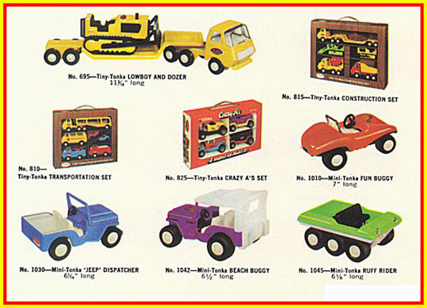mini tonka truck set