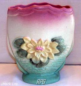 Hull Pottery price guide Water Lily