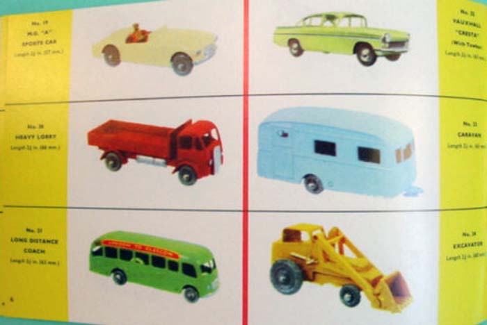 Matchbox Catalogs 1958